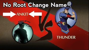Shadow Fight 2 [No Root] how to Change Name