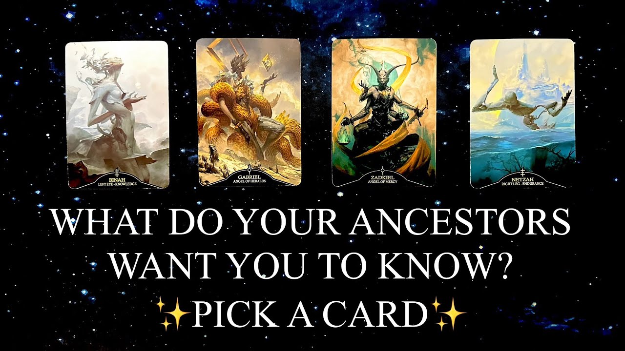 PICK A CARD | ✨WHAT DO YOUR ANCESTORS WANT YOU TO KNOW RIGHT NOW?🌿