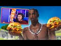 EVERY DEATH I eat a TRAVIS SCOTT BURGER in Fortnite...