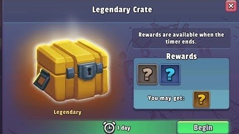 Guns Up! Mobile | Legendary Crate opening