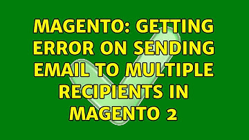 Magento: Getting error on sending email to multiple recipients in magento 2
