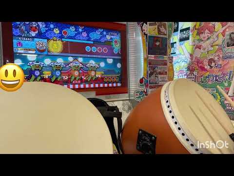 【太鼓の達人　ニジイロVer】超下手ロール処理でλ7708フルコンボ。