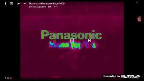 Panasonic Logo 2008 in Sick Map Wart Erosion