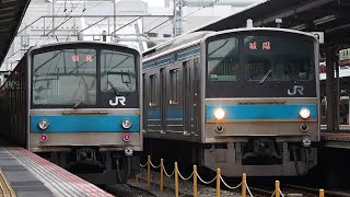 【国鉄車！】奈良線205系0番台NE401編成普通城陽行き京都駅発車