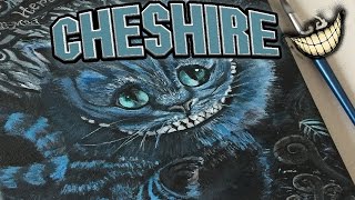 cheshire cat painting