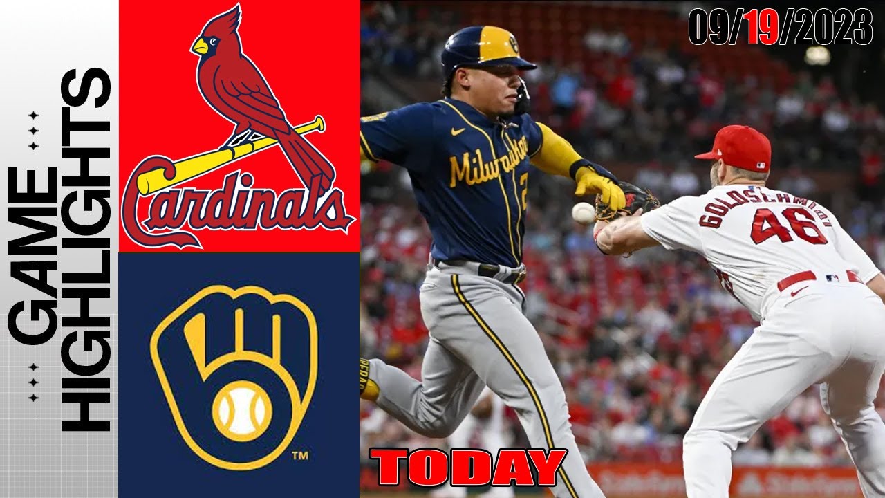 Milwaukee Brewers vs St.Louis Cardinals GAME HIGHLIGHTS TODAY September 19, 2023