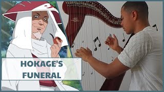 Naruto OST - Hokage's Funeral (Harp Cover)