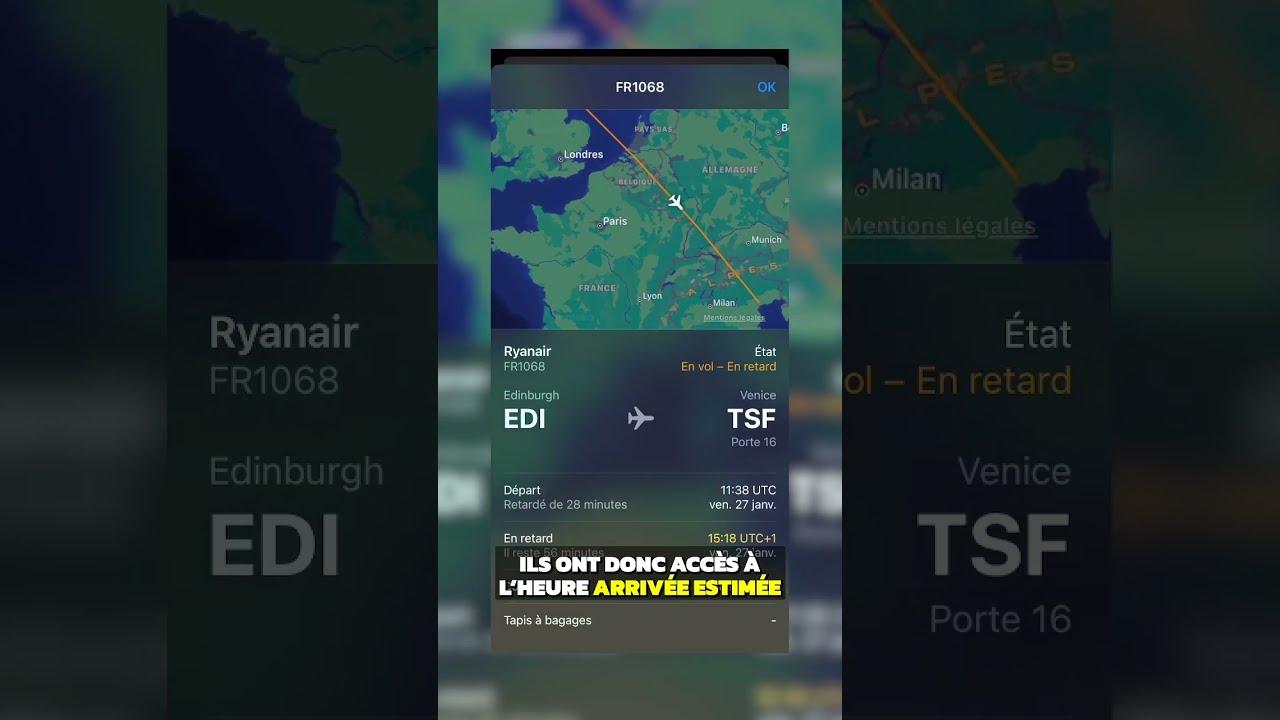 Astuce IPhone pour les vols davion 