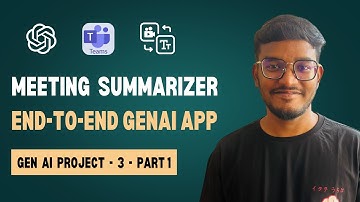 AI-Powered Meeting Summarizer in Python | End-to-End GenAI Project (Part 1) | Whisper + LLMs