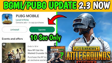 Bgmi/Pubg 2.3 Update | Pubg 2.3 Update | Pubg mobile 2.3 update | How to update pubg mobile 2.3
