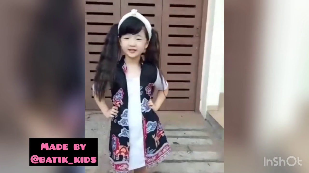 Model baju batik anak sekolah bagus lucu unik dan limited ...