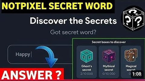 Not Pixel Secret Word | Todays Secret Word | Got the secret word not Pixel | Not Pixel |