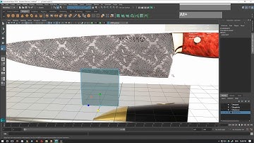 Knife and Sword Blade Modeling Maya part 1 of 4