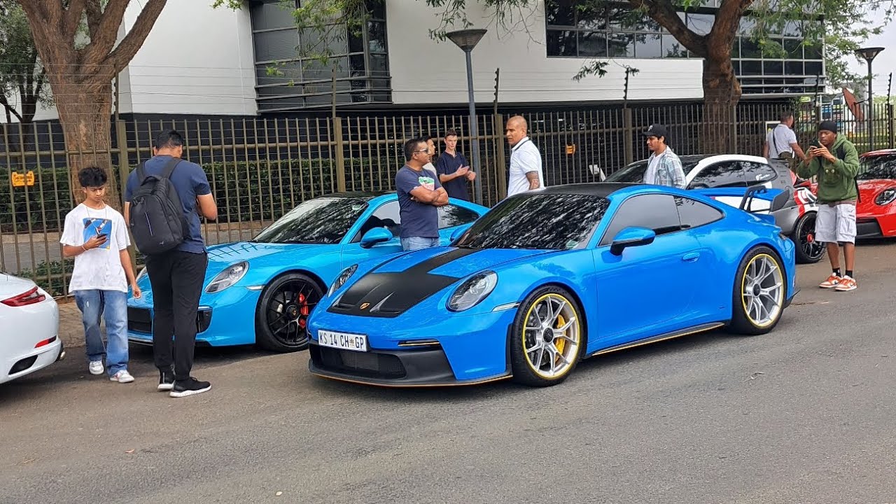 Two Many Porsche's  at a Ferrari Dealership #porsche #Ferrari #Lamborghini #audi #BMW #supercar