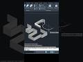 AutoCAD trick | 3D drawing @cadmasteryy #shorts #autocad