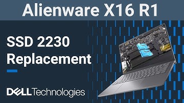 Alienware X16 R1 | How to replace the 2230 solid state drive ( SSD )