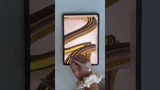 Procreate tutorial: Requested Personalise Name art for gene 🐝 🖌 #procreate #procreatetutorial