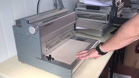 HARD COVER AND PAPER BOARD PUNCHING MACHINE AND BINDING MACHINE