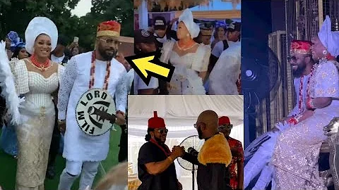 Freddie Leonard & Peggy Ovire Traditional Marriage In Warri As Actors & Actress Merry