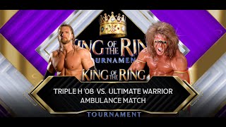 WWE 2K24 Triple H vs Ultimate Warrior Ambulance Match