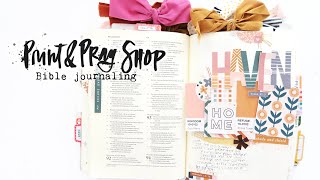 Bible Journaling with a Sketch! | Print & Pray Shop Home and Haven