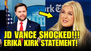 JD Vance geschokt nadat Erika Kirk een onverwachte verklaring aflegt