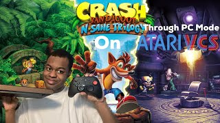 Celebrity Crash Bandicoot N. Sane Trilogy on Atari VCS through PC Mode (Gameplay) Wealth