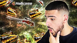 Pulling a crazy awp on Hellcase (HELLCASE PROMO CODE)