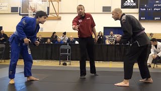 15 Year Old Blue Belt vs. 45 Year Old Purple Belt - A Narrated Jiu Jitsu Tournament Match