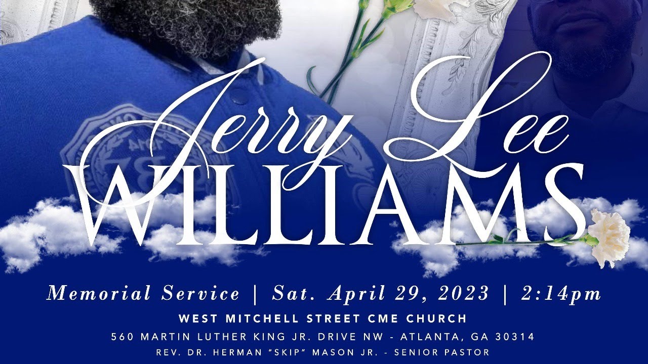 4.29.23 | Jerry Lee Williams Memorial Service - YouTube