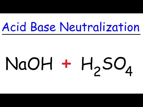 Sodium Hydroxide + Sulfuric Acid - Acid Base Neutralization Reaction