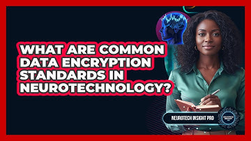 What Are Common Data Encryption Standards In Neurotechnology?