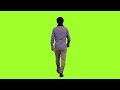 Back View of Walking Elegant Man (Stock Footage)