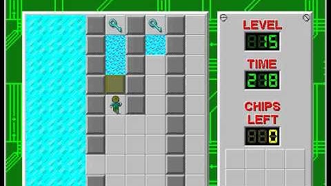 CCLP3 level 15 solution - 195 seconds