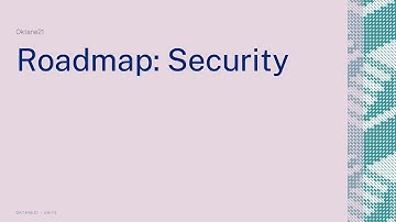 Roadmap: Security