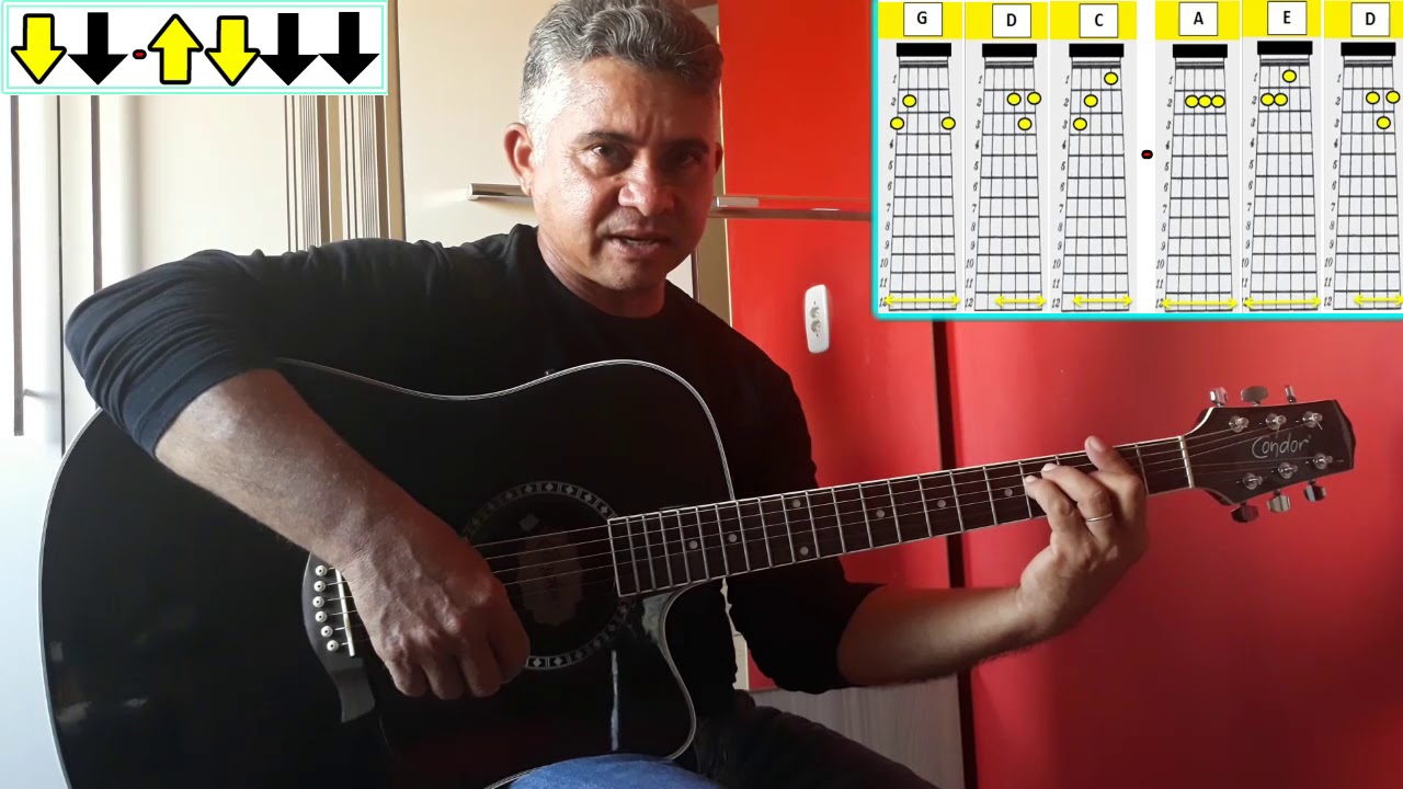 3 Acordes SIMPLES Para Tocar Carta Sobre A Mesa [Amado Batista]