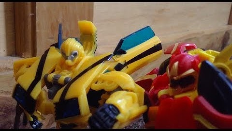 Transformers Prime Legacy Ep6- Bumblebee vs Lazerback Stop Motion