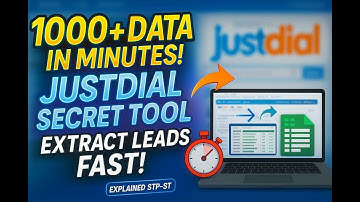 How to Use JustDial Data Extractor Tool for Business Growth, How to work JustDial 20xmarketing