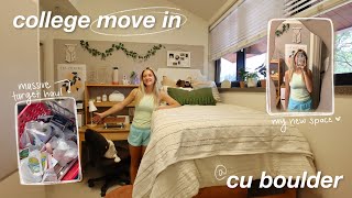 college MOVE IN vlog | CU boulder