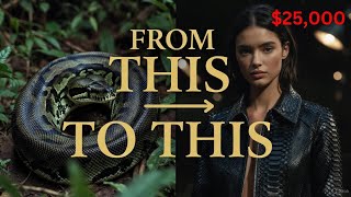 How Snake Skin Becomes a Luxury Jacket — Inside the Factory