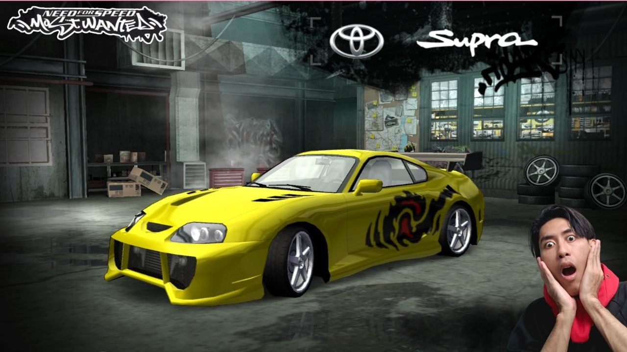 MELAWAN MOBIL MUSTANG GT MENGGUNAKAN MOBIL SUPRA RONNIE - Need for Speed: Most Wanted