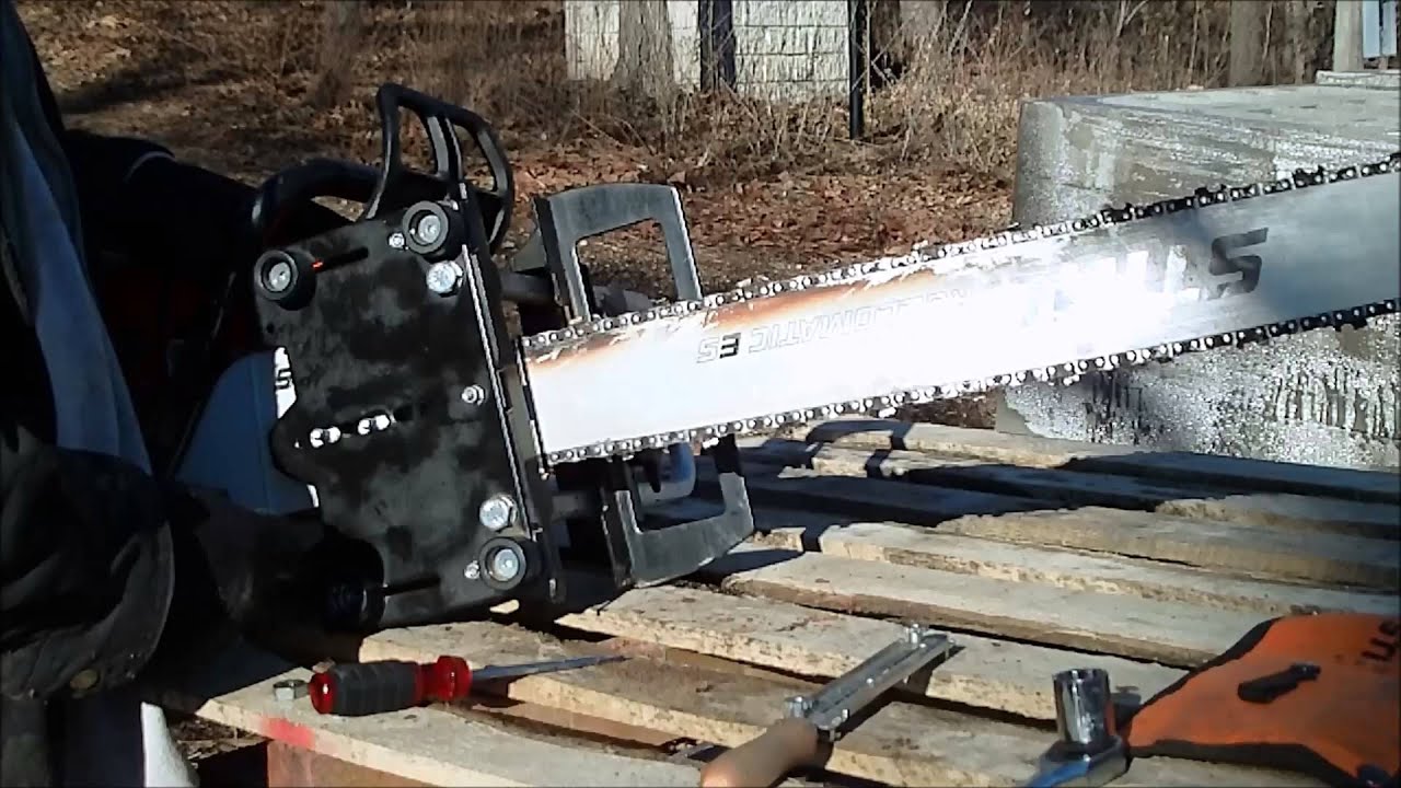 Chainsaw Maintenance and Milling Lumber for the Shed YouTube