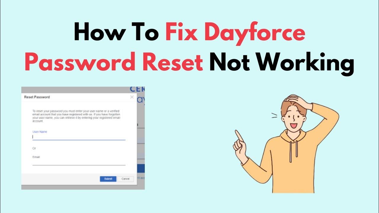 How to Fix Dayforce Password Reset Not Working YouTube