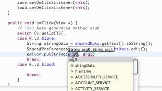 Android Application Development Tutorial   96   SharedPreferences Editor
