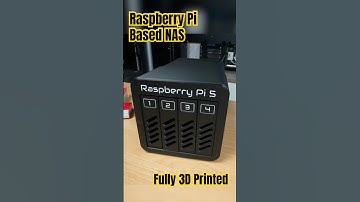 I Built a 4-Bay NAS with a Raspberry Pi 5 #3dprinting #raspberrypi #networking  #techtok