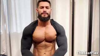 Brazilian Bodybuilder @aironmuscle3680 pec bouncing