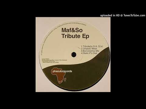 Maf & So — Maf&So - Tribute (to S.A. Dj's) [PHE002]