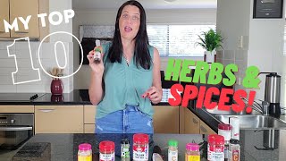 Top 10 Herbs & Spices With Health Benefits & Nutrition - Plant Based Cooking Must Haves!