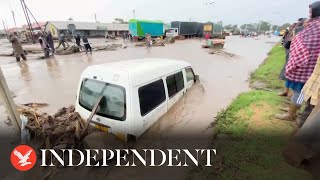 Tanzania: Vehicles submerged by floods and mudslides as death toll continues to rise