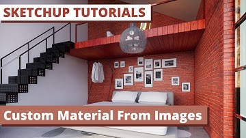 How to Create Custom Materials in Sketchup in Tamil |Sketchup Tips & Tricks in Tamil | MDS | Civil